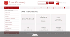 Desktop Screenshot of bip.wodzierady.pl