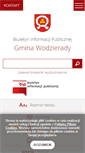 Mobile Screenshot of bip.wodzierady.pl